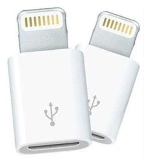 Micro USB Converter Charger Adapter For iPhone 5 iPad 4 **FREE POSTAGE**